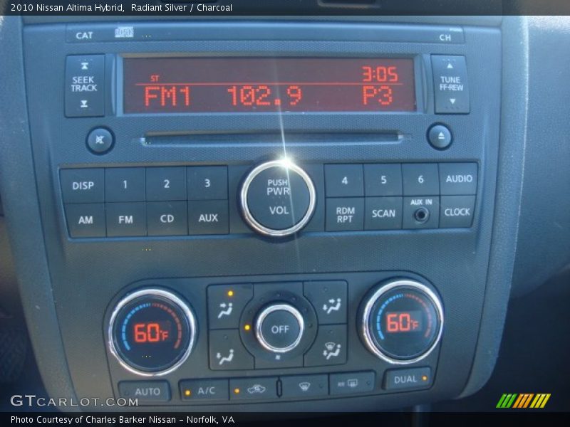 Radiant Silver / Charcoal 2010 Nissan Altima Hybrid