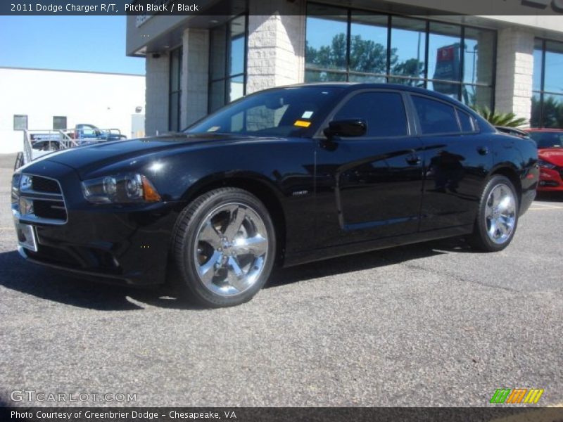 Pitch Black / Black 2011 Dodge Charger R/T