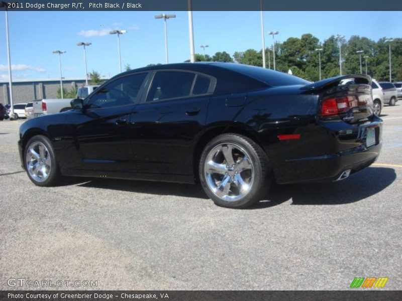 Pitch Black / Black 2011 Dodge Charger R/T