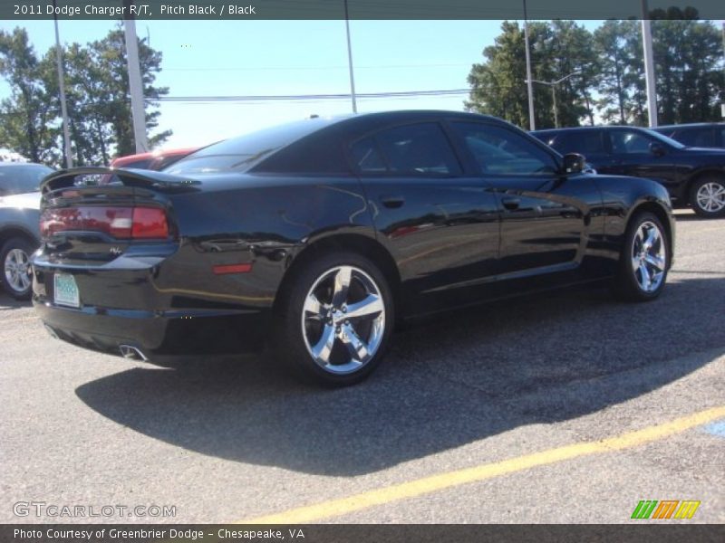 Pitch Black / Black 2011 Dodge Charger R/T