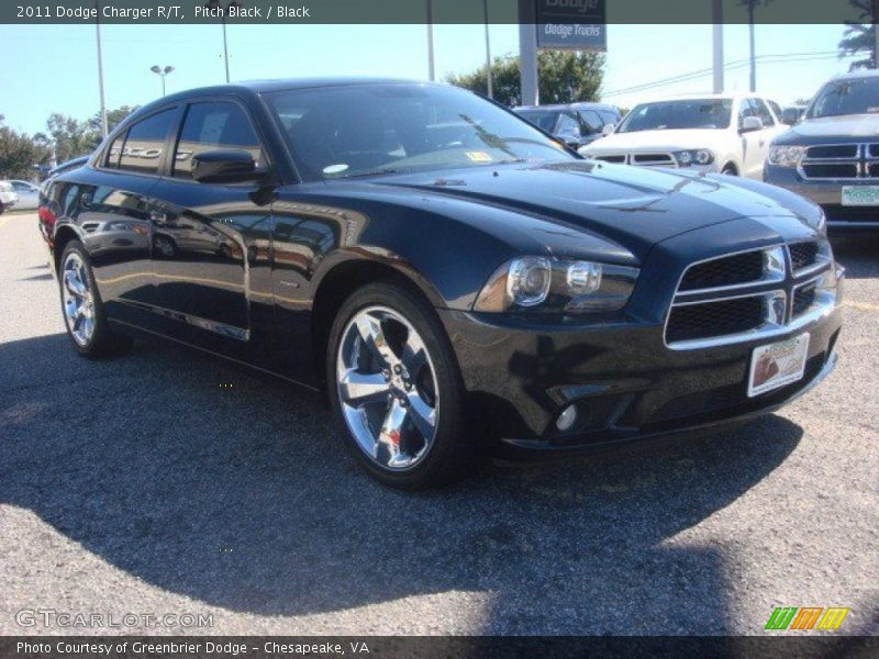 Pitch Black / Black 2011 Dodge Charger R/T