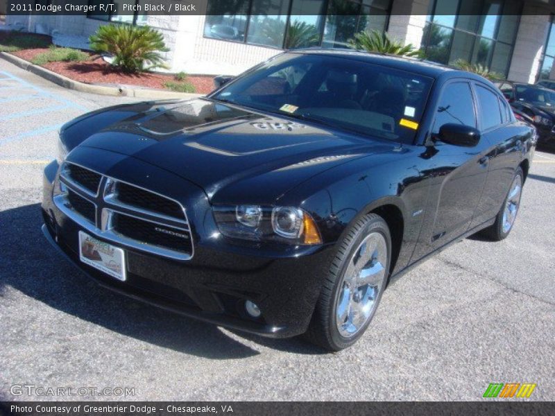 Pitch Black / Black 2011 Dodge Charger R/T