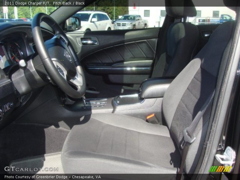 Pitch Black / Black 2011 Dodge Charger R/T