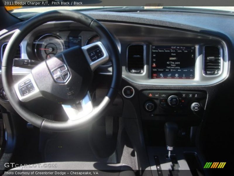 Pitch Black / Black 2011 Dodge Charger R/T