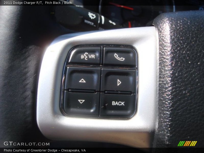 Pitch Black / Black 2011 Dodge Charger R/T