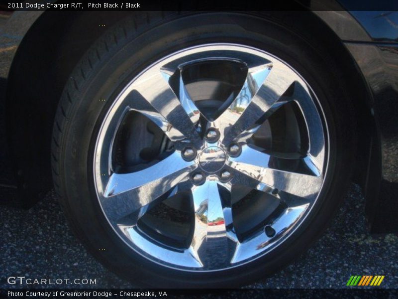 Pitch Black / Black 2011 Dodge Charger R/T