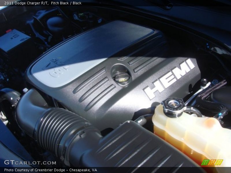 Pitch Black / Black 2011 Dodge Charger R/T