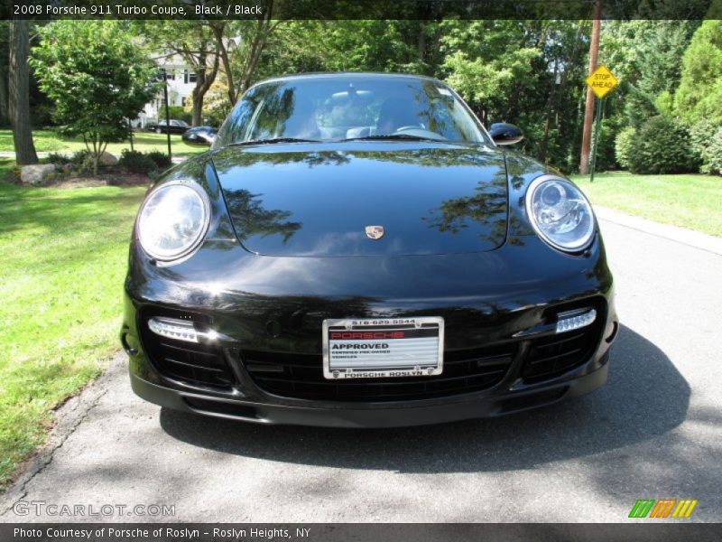Black / Black 2008 Porsche 911 Turbo Coupe