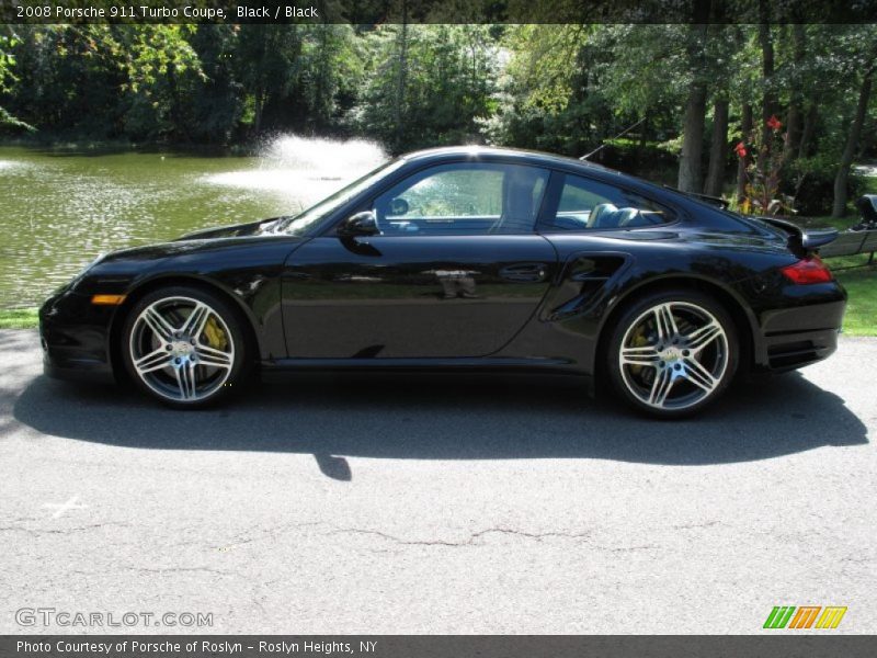 Black / Black 2008 Porsche 911 Turbo Coupe