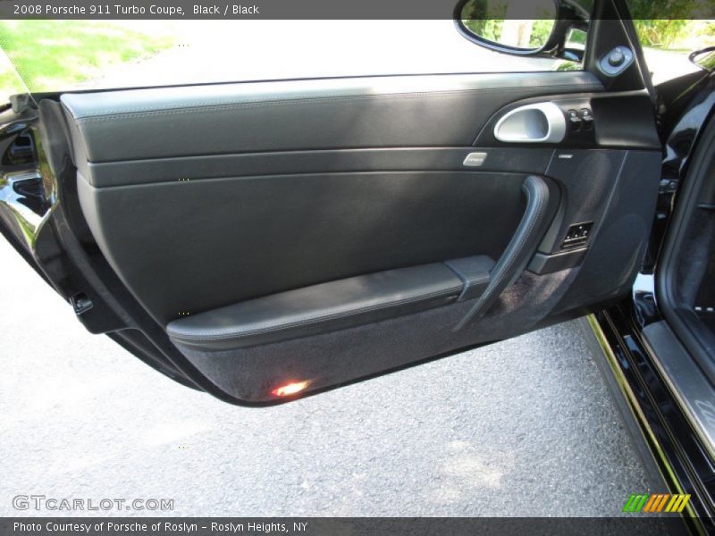 Black / Black 2008 Porsche 911 Turbo Coupe