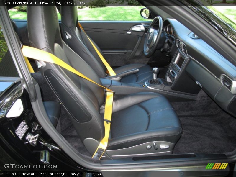 Black / Black 2008 Porsche 911 Turbo Coupe
