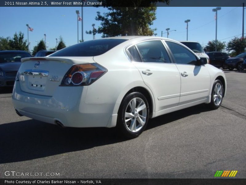 Winter Frost White / Charcoal 2011 Nissan Altima 2.5