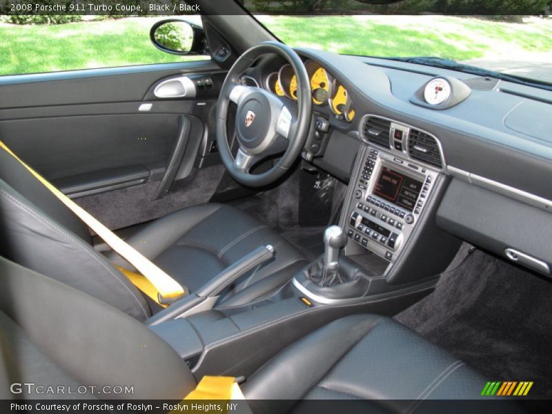 Black / Black 2008 Porsche 911 Turbo Coupe