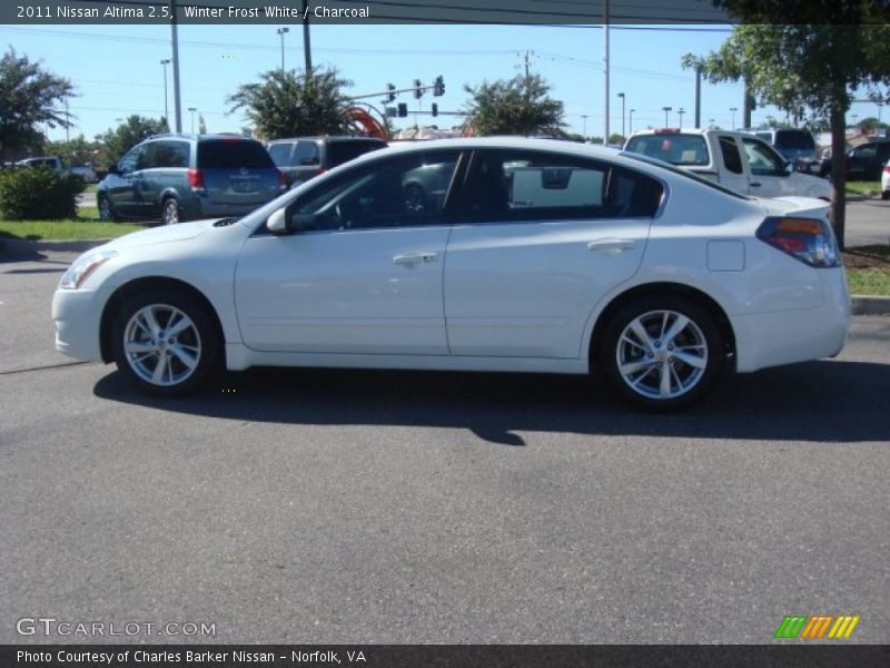 Winter Frost White / Charcoal 2011 Nissan Altima 2.5