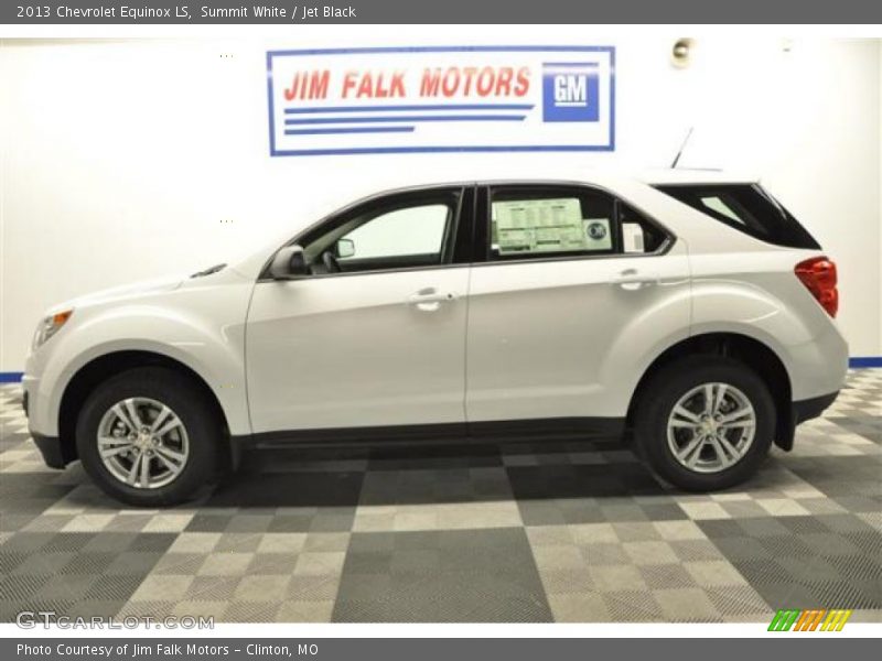 Summit White / Jet Black 2013 Chevrolet Equinox LS