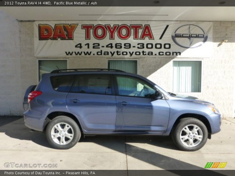 Pacific Blue Metallic / Ash 2012 Toyota RAV4 I4 4WD