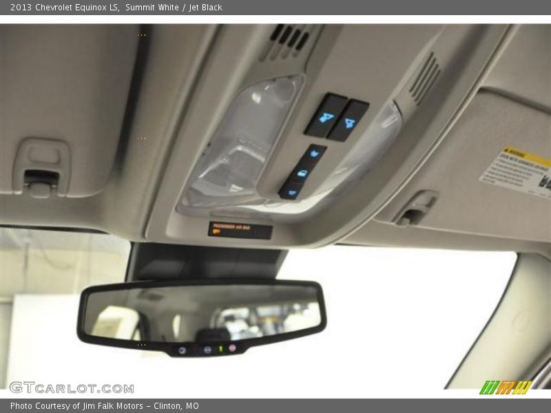 Summit White / Jet Black 2013 Chevrolet Equinox LS