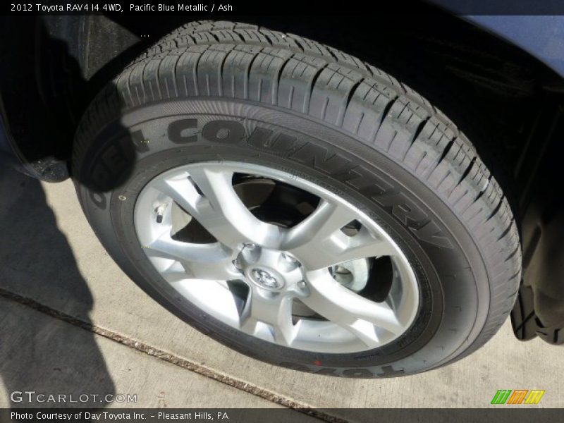 Pacific Blue Metallic / Ash 2012 Toyota RAV4 I4 4WD