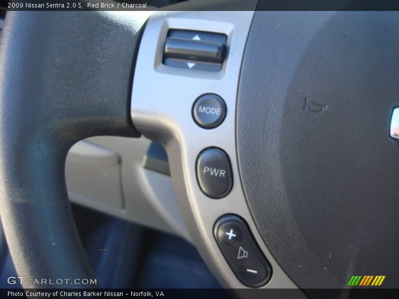 Red Brick / Charcoal 2009 Nissan Sentra 2.0 S