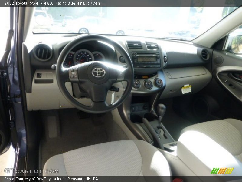 Pacific Blue Metallic / Ash 2012 Toyota RAV4 I4 4WD