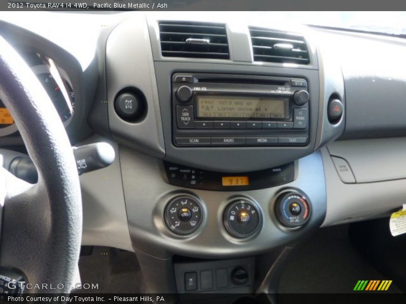 Pacific Blue Metallic / Ash 2012 Toyota RAV4 I4 4WD