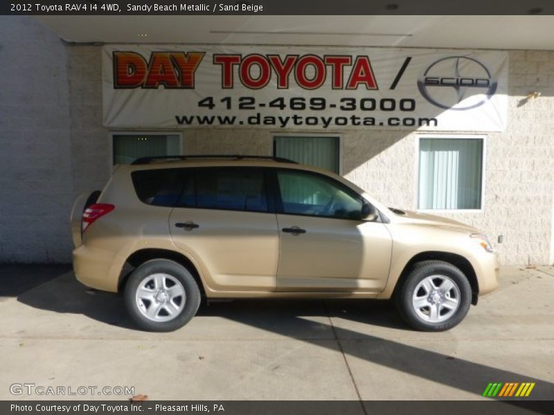 Sandy Beach Metallic / Sand Beige 2012 Toyota RAV4 I4 4WD