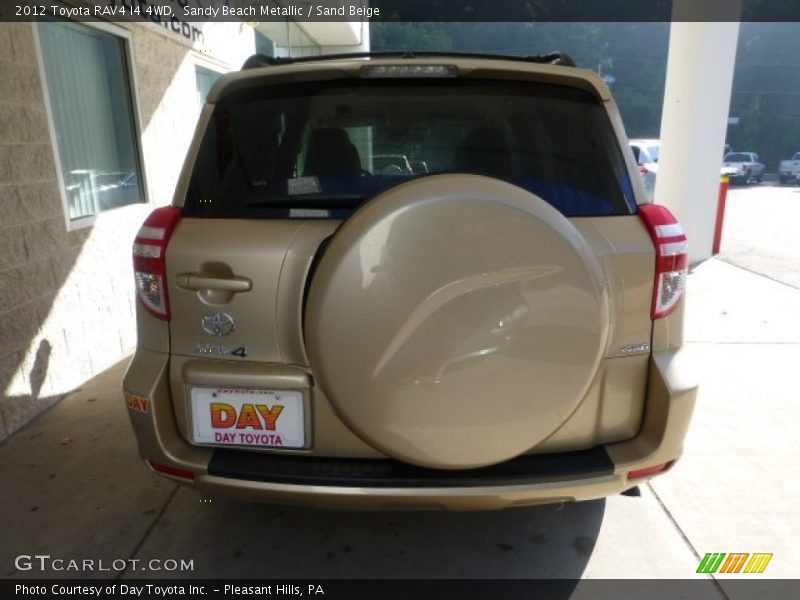 Sandy Beach Metallic / Sand Beige 2012 Toyota RAV4 I4 4WD