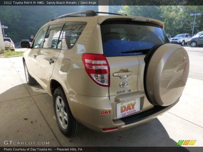 Sandy Beach Metallic / Sand Beige 2012 Toyota RAV4 I4 4WD
