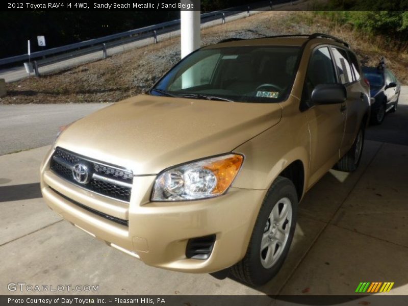 Sandy Beach Metallic / Sand Beige 2012 Toyota RAV4 I4 4WD
