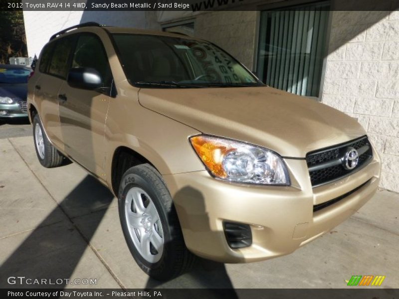 Sandy Beach Metallic / Sand Beige 2012 Toyota RAV4 I4 4WD