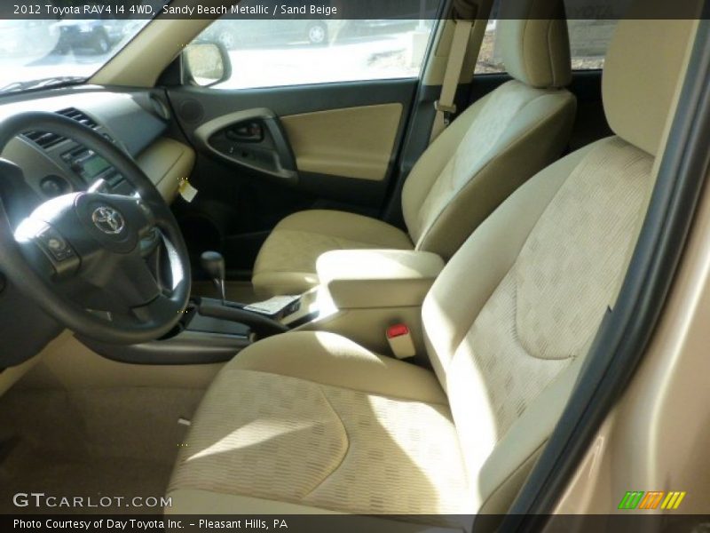 Sandy Beach Metallic / Sand Beige 2012 Toyota RAV4 I4 4WD