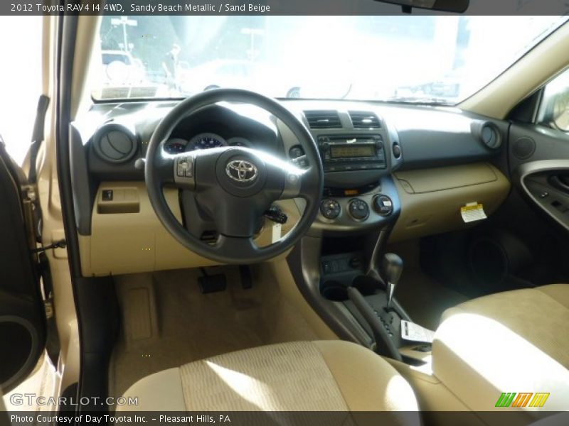 Sandy Beach Metallic / Sand Beige 2012 Toyota RAV4 I4 4WD