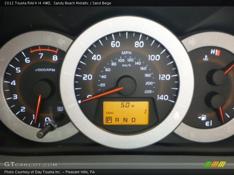 Sandy Beach Metallic / Sand Beige 2012 Toyota RAV4 I4 4WD