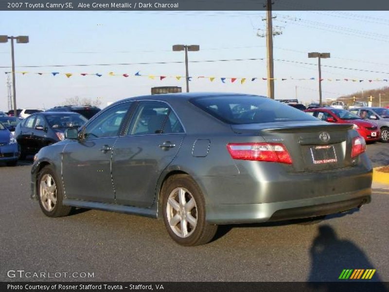 Aloe Green Metallic / Dark Charcoal 2007 Toyota Camry SE