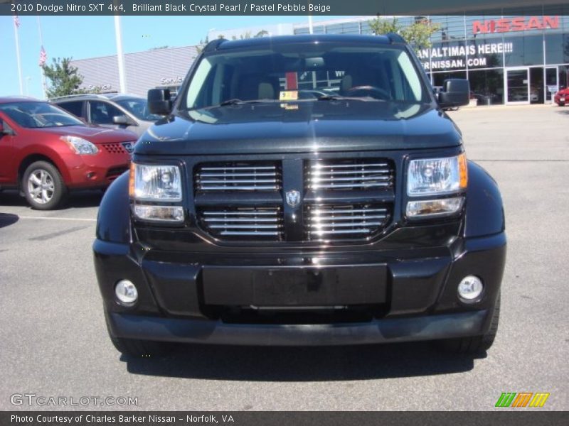 Brilliant Black Crystal Pearl / Pastel Pebble Beige 2010 Dodge Nitro SXT 4x4