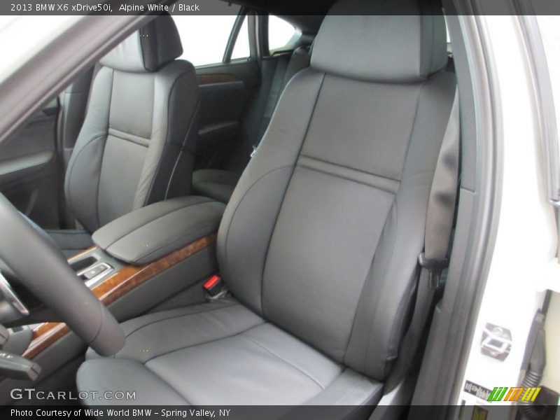 Front Seat of 2013 X6 xDrive50i