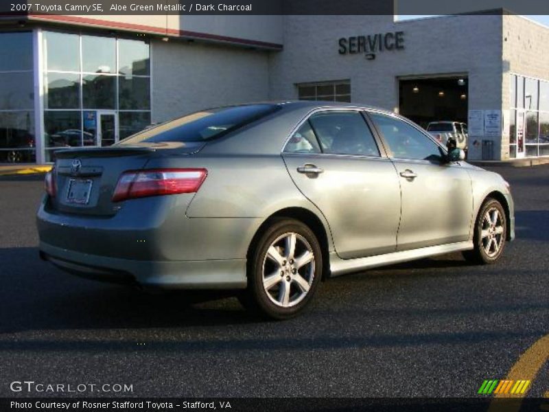 Aloe Green Metallic / Dark Charcoal 2007 Toyota Camry SE