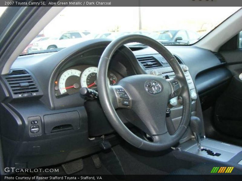 Aloe Green Metallic / Dark Charcoal 2007 Toyota Camry SE