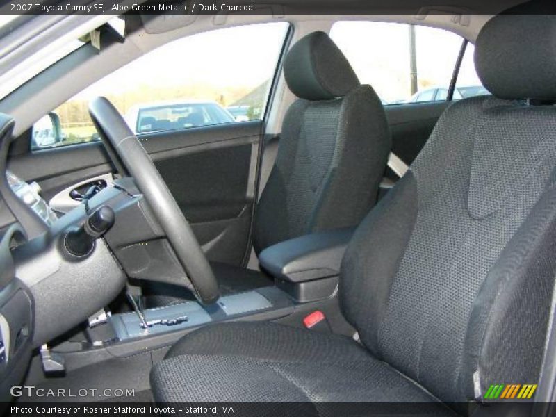 Aloe Green Metallic / Dark Charcoal 2007 Toyota Camry SE