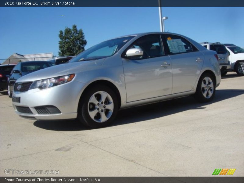 Bright Silver / Stone 2010 Kia Forte EX