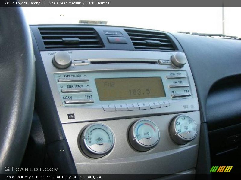 Aloe Green Metallic / Dark Charcoal 2007 Toyota Camry SE