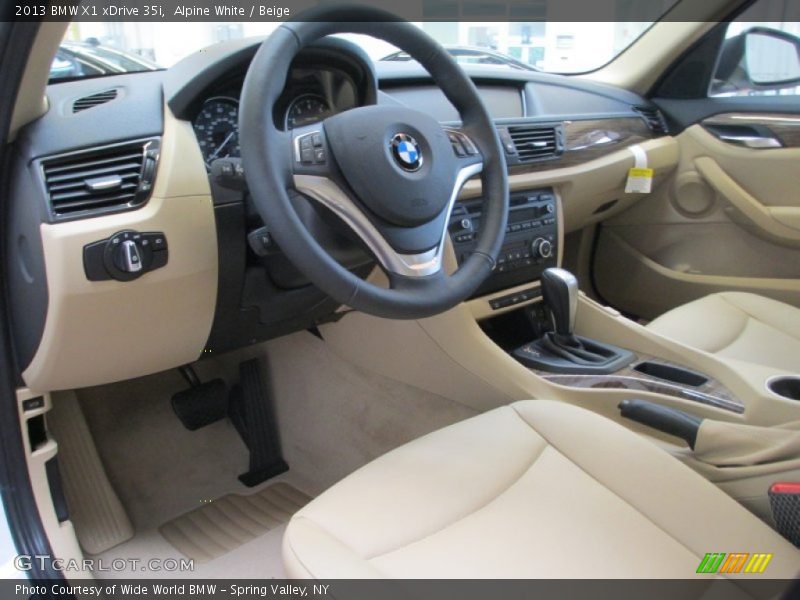 Beige Interior - 2013 X1 xDrive 35i 