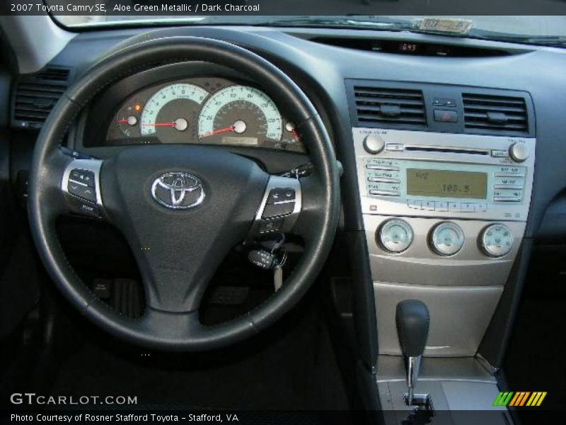 Aloe Green Metallic / Dark Charcoal 2007 Toyota Camry SE