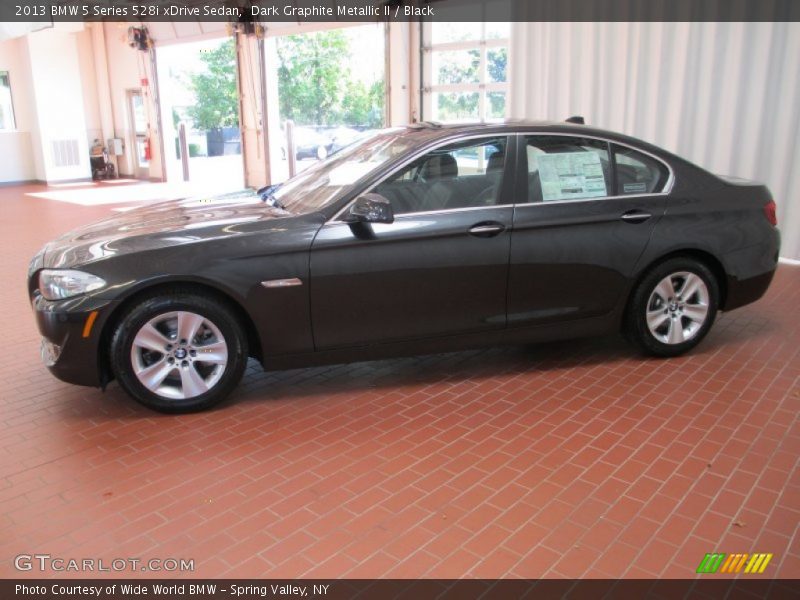 Dark Graphite Metallic II / Black 2013 BMW 5 Series 528i xDrive Sedan