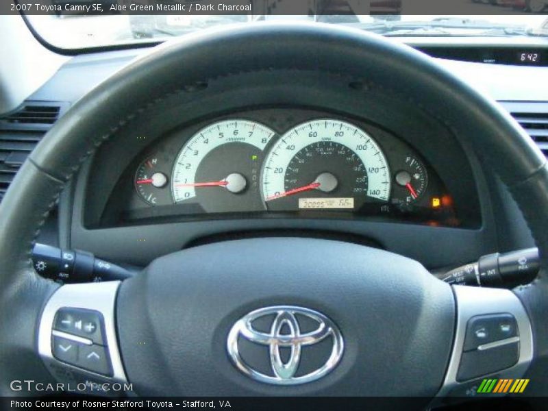 Aloe Green Metallic / Dark Charcoal 2007 Toyota Camry SE