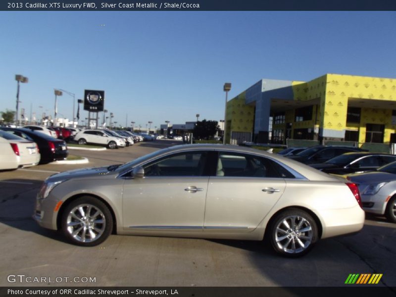 Silver Coast Metallic / Shale/Cocoa 2013 Cadillac XTS Luxury FWD