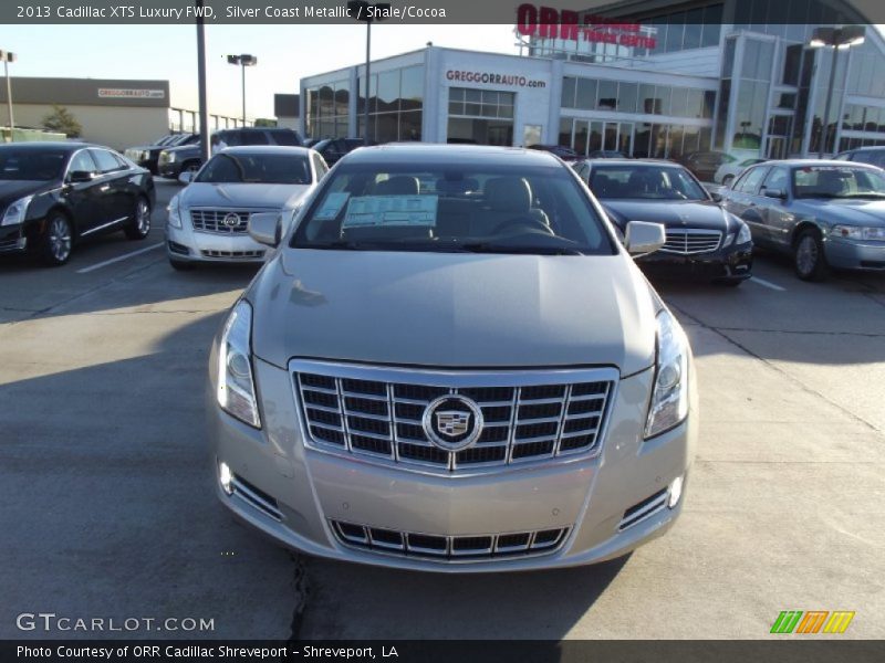Silver Coast Metallic / Shale/Cocoa 2013 Cadillac XTS Luxury FWD