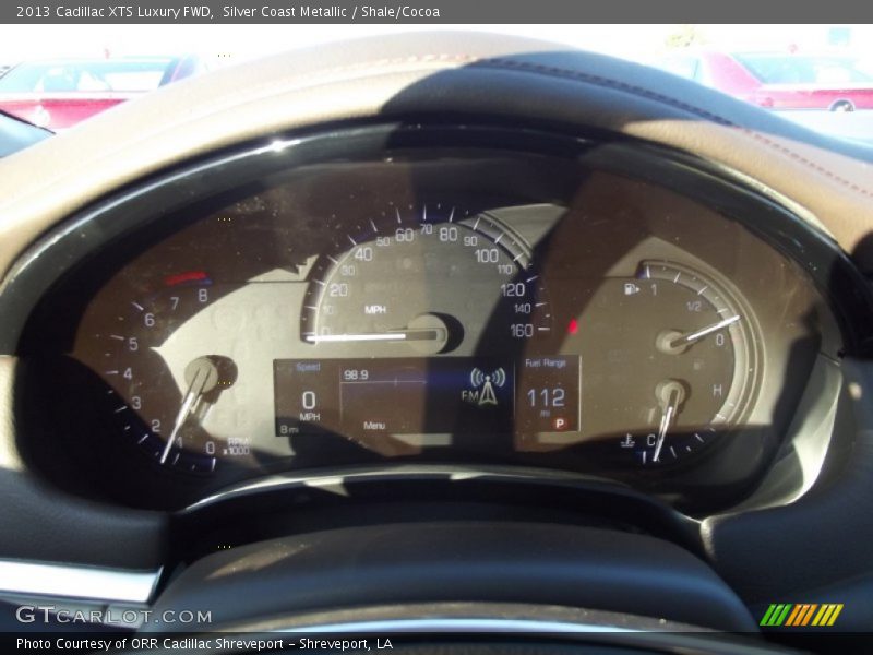 Silver Coast Metallic / Shale/Cocoa 2013 Cadillac XTS Luxury FWD