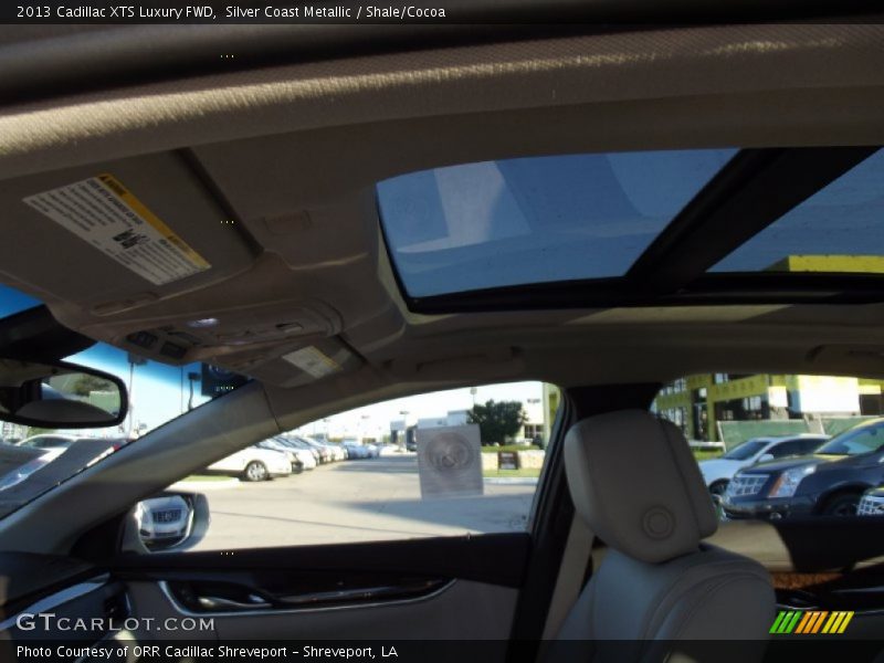 Silver Coast Metallic / Shale/Cocoa 2013 Cadillac XTS Luxury FWD