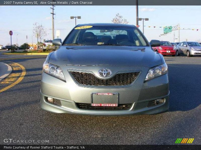 Aloe Green Metallic / Dark Charcoal 2007 Toyota Camry SE